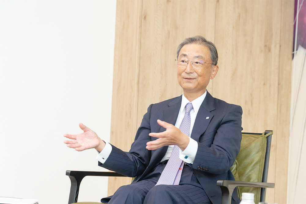 学長対談（北陸経済連合会会長 北陸電力株式会社代表取締役会長 金井 豊 氏）