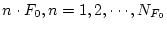$n\cdot F_0,n=1,2,\cdots,N_{F_0}$