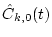 $\hat{D}_{k,0}(t)$